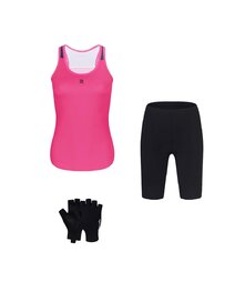 RIVANELLE Cyklistický mega set - SPARK - ružová/čierna