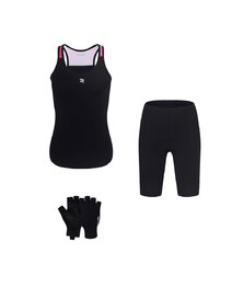 RIVANELLE Cyklistický mega set - SPARK - čierna/ružová