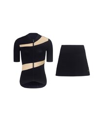 RIVANELLE krátky dres a sukňa - GLAMOR - béžová/čierna