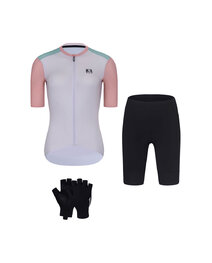 RIVANELLE Cyklistický mega set - TECHNICAL - ružová/zelená/čierna