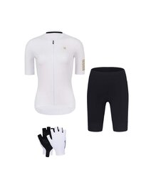 RIVANELLE Cyklistický mega set - VICTORIOUS GOLD - čierna/biela