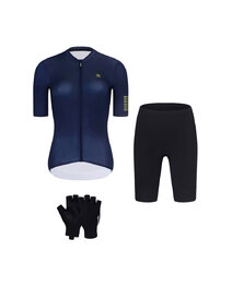 RIVANELLE Cyklistický mega set - VICTORIOUS GOLD - modrá/čierna