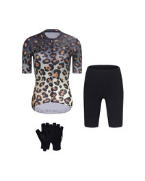 RIVANELLE Cyklistický mega set - WILDCAT - hnedá/čierna