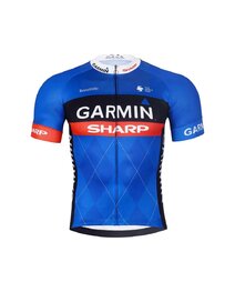 BONAVELO Cyklistický krátky dres a krátke nohavice - GARMIN SHARP - modrá/čierna