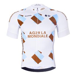 BONAVELO Cyklistický krátky dres a krátke nohavice - AG2R LA MONDIALE - čierna/viacfarebná