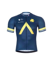 BONAVELO Cyklistický krátky dres a krátke nohavice - AQUA BLUE - čierna/modrá