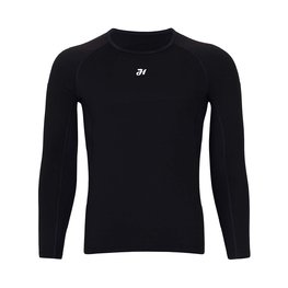 HOLOKOLO Cyklistické tričko s dlhým rukávom - WINTER BASE LAYER - čierna