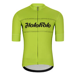 HOLOKOLO Cyklistický krátky dres a krátke nohavice - GEAR UP  - čierna/žltá