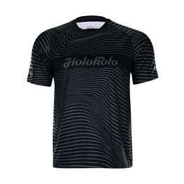 HOLOKOLO Cyklistický dres s krátkym rukávom - BLACK VIBE MTB - čierna