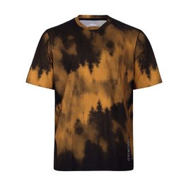 HOLOKOLO Cyklistický MTB dres a nohavice - NIGHTFALL MTB - oranžová/zelená/čierna