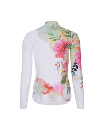 RIVANELLE Cyklistická zimná bunda a nohavice - FLOWERY WINTER - viacfarebná/čierna