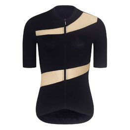 RIVANELLE Cyklistický krátky dres a krátke nohavice - GLAMOR - béžová/čierna