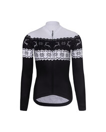 RIVANELLE Cyklistická zimná bunda a nohavice - FROSTTRAIL WINTER - čierna/biela