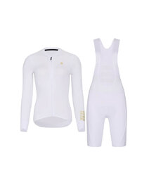 HOLOKOLO Cyklistický krátky dres a krátke nohavice - VICTORIOUS ELITE - biela