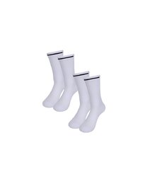 RIVANELLE Cyklistické ponožky klasické - VELON 2PAK - biela