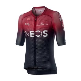 CASTELLI Cyklistický dres s krátkym rukávom - INEOS 2020 - čierna/červená
