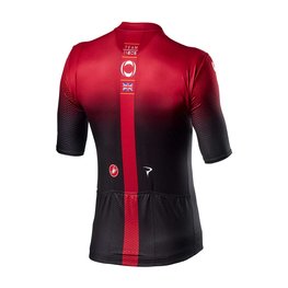 CASTELLI Cyklistický dres s krátkym rukávom - INEOS 2020 - červená/čierna