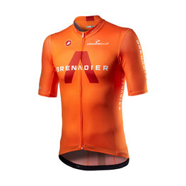 CASTELLI Cyklistický dres s krátkym rukávom - INEOS GRENADIERS '21 - oranžová