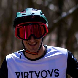 LIMAR Cyklistické okuliare - ROC MTB - zelená/červená