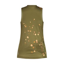 MALOJA Cyklistické tričko bez rukávov - TRECIMEM. LADY - zelená