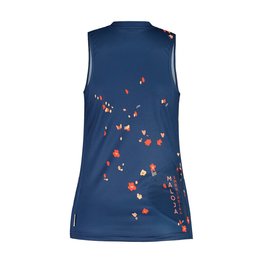 MALOJA Cyklistické tričko bez rukávov - TRECIMEM. LADY - modrá