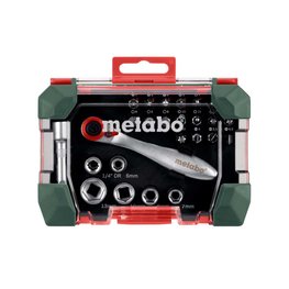 METABO Cyklistické náradie - BIT AND RATCHET BOX - čierna