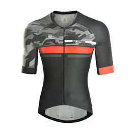 MONTON Cyklistický dres s krátkym rukávom - JAT III - červená/čierna