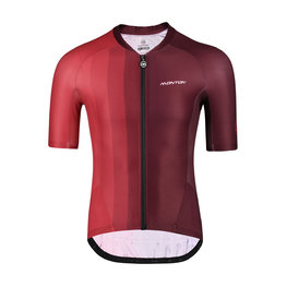 MONTON Cyklistický dres s krátkym rukávom - INK PAINTING - červená