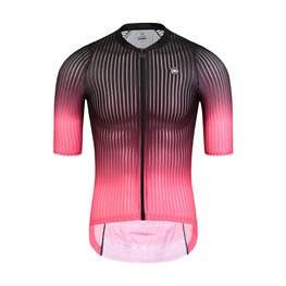 MONTON Cyklistický dres s krátkym rukávom - SPACE - čierna/červená