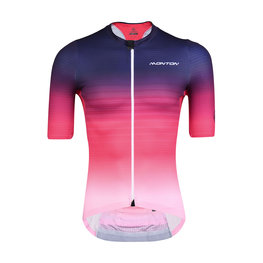 MONTON Cyklistický dres s krátkym rukávom - SAIUN - čierna/červená