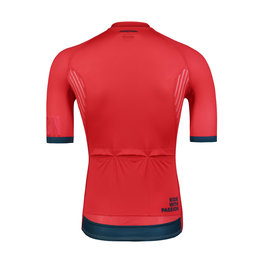 MONTON Cyklistický dres s krátkym rukávom - QUEST - červená