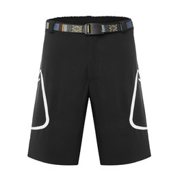 MONTON Cyklistické nohavice krátke bez trakov - SPEEDY MTB - čierna
