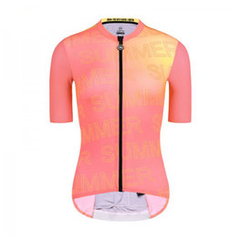MONTON Cyklistický dres s krátkym rukávom - SUMMER LADY - oranžová