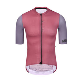 MONTON Cyklistický krátky dres a krátke nohavice - CHECHEN - červená/čierna