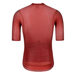 MONTON Cyklistický dres s krátkym rukávom - PRO CARBONFIBER - červená