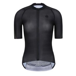 MONTON Cyklistický dres s krátkym rukávom - PRO CARBONFIBER LADY - čierna