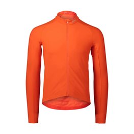 POC Cyklistický dres s dlhým rukávom zimný - RADIANT - oranžová