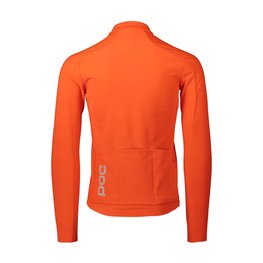 POC Cyklistický dres s dlhým rukávom zimný - RADIANT - oranžová