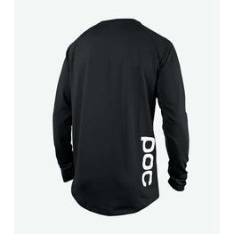 POC Cyklistický dres s dlhým rukávom letný - ESSENTIAL DH - čierna