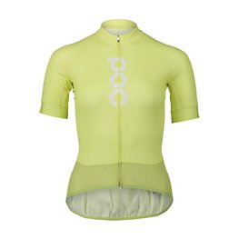 POC Cyklistický dres s krátkym rukávom - ESSENTIAL ROAD LADY - žltá