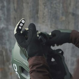 POC Cyklistické rukavice dlhoprsté - SAVANT MTB - čierna/zelená