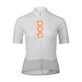POC Cyklistický dres s krátkym rukávom - ESSENTIAL ROAD LADY - biela/šedá