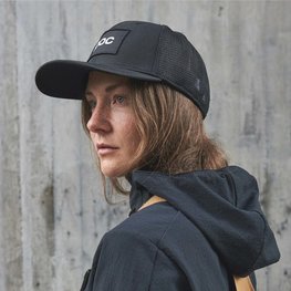 POC Cyklistická čiapka - TRUCKER - biela/čierna