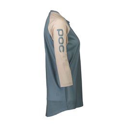 POC Cyklistický dres s krátkym rukávom - MTB PURE 3/4 LADY - svetlo modrá/béžová