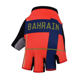 BONAVELO Cyklistické rukavice krátkoprsté - BAHRAIN MERIDA 2019 - červená/modrá