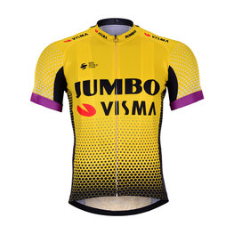 BONAVELO Cyklistický dres s krátkym rukávom - JUMBO-VISMA 2019 - žltá