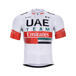 BONAVELO Cyklistický dres s krátkym rukávom - UAE 2020 - biela