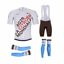 BONAVELO Cyklistický mega set - AG2R CITROËN 2022  - modrá/hnedá/biela
