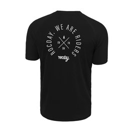 ROCDAY Cyklistický dres s krátkym rukávom - ROOST - čierna