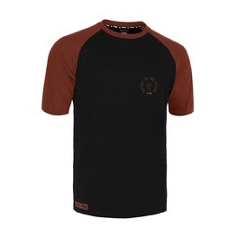 ROCDAY Cyklistický dres s krátkym rukávom - ROOST - červená/čierna